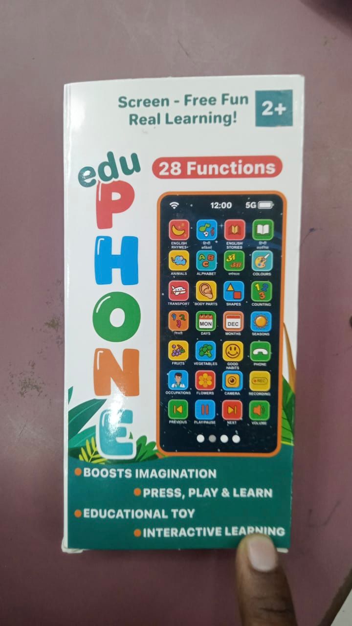 Eduphone kids rechargeable educational phone