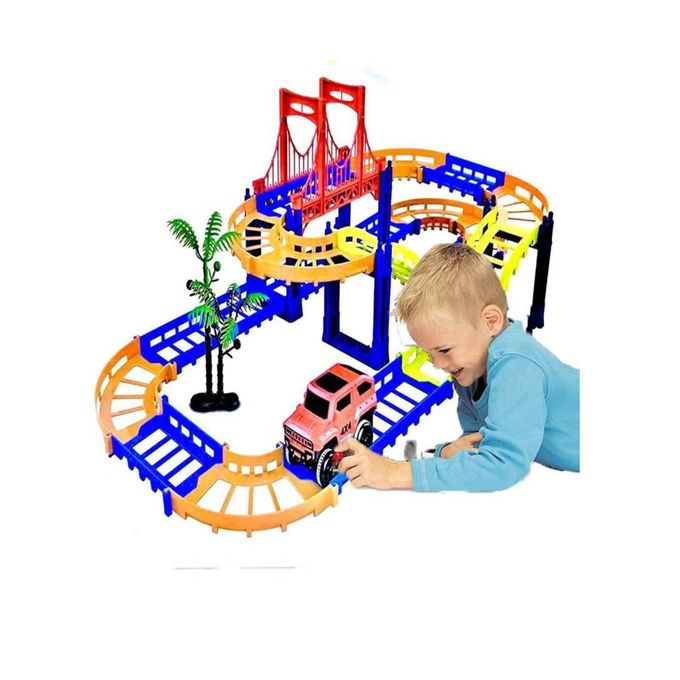 2015-25 Car track toy kids infinite combinations contest dream of track Battery Operation DIY Toys