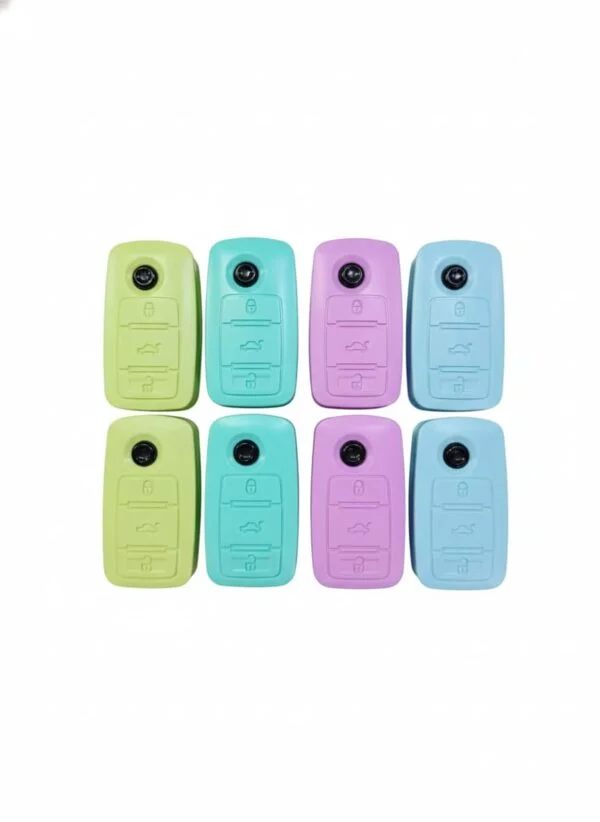 WX-99718 Car Key Shaped Pencil Erasers – Remote Car Key Fob Design – Fun Stationery for Kids