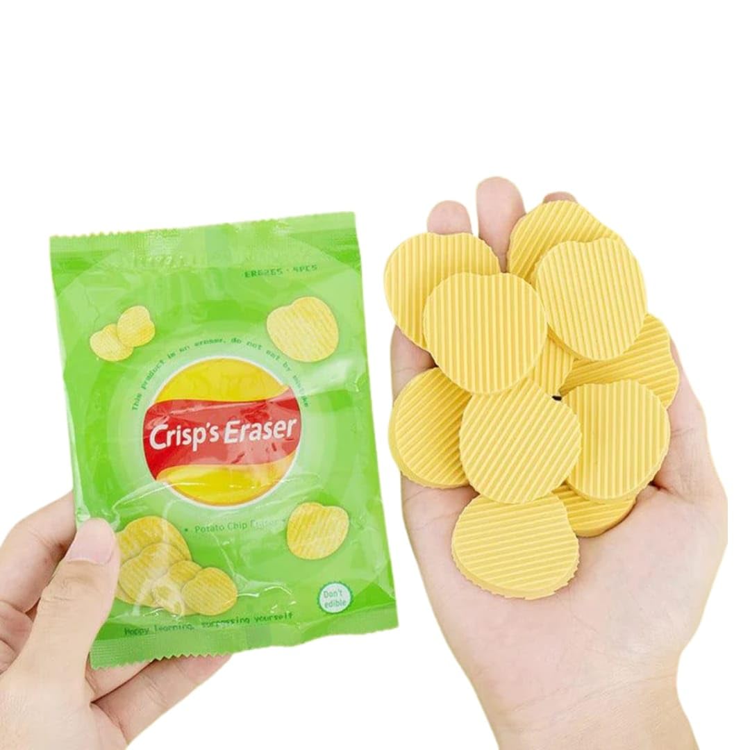 10450 Generic Chips Potato Chips Erasers for Kids