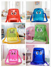 Transparent Crossbody Bag Neon Funky Eye Sling Bag