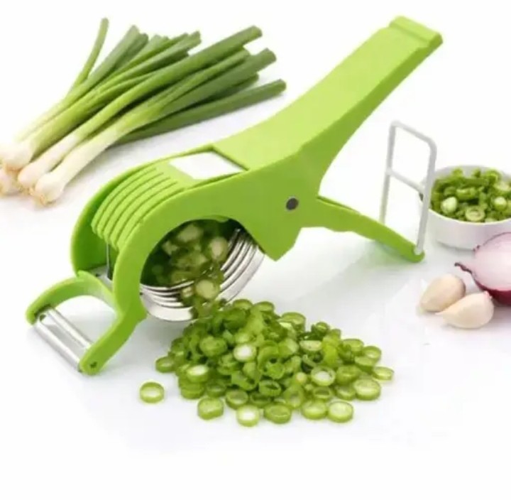 2 in 1 vegitable cutter &Slicer | Spring onion chilli and Garlic Chopper with peeler